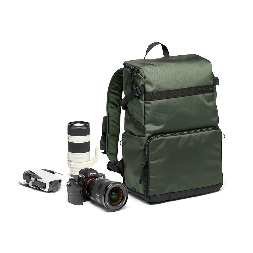 Manfrotto Street Slim Photography Backpack Pour Appareil Reflex et Hybride, Ouverture Avant et Arriè