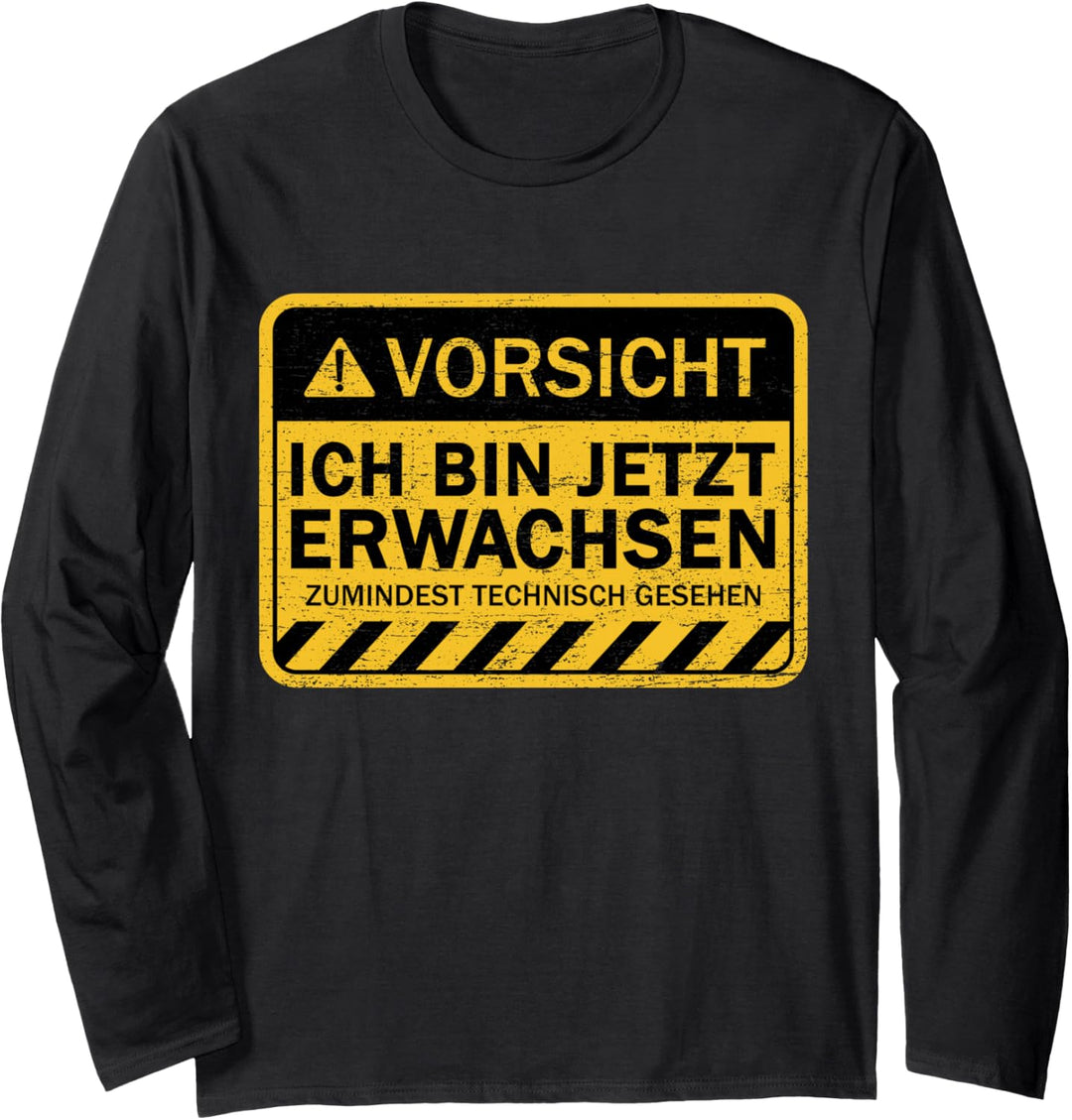 18. Geburtstag Junge Mädchen 18 Jahre 2006 Lustig Geschenk Langarmshirt