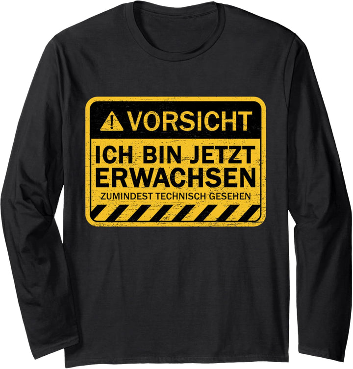 18. Geburtstag Junge Mädchen 18 Jahre 2006 Lustig Geschenk Langarmshirt