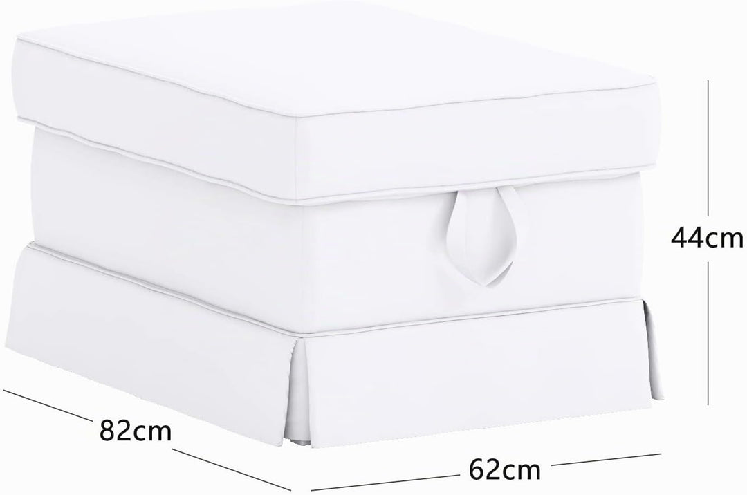HomeTown Market Strapazierfähiger Sofabezug Ersatz kompatibel für IKEA Ektorp Ottomane Cover. Slipco