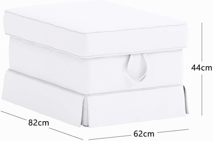 HomeTown Market Strapazierfähiger Sofabezug Ersatz kompatibel für IKEA Ektorp Ottomane Cover. Slipco
