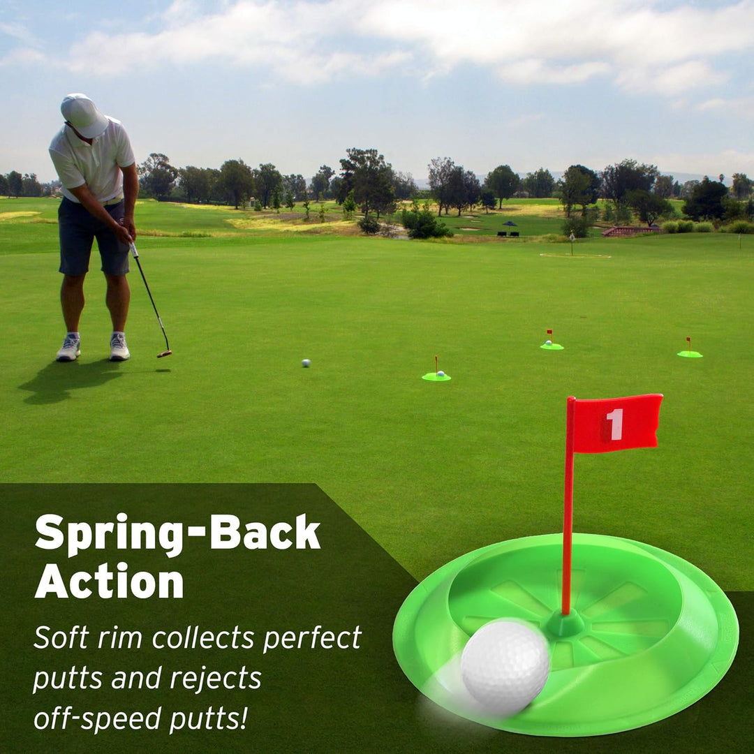 GoSports trainingshilfen Golf-Putting-Trainingssystem | Perfektionieren Sie Ihre kurzen Putts mit Ra