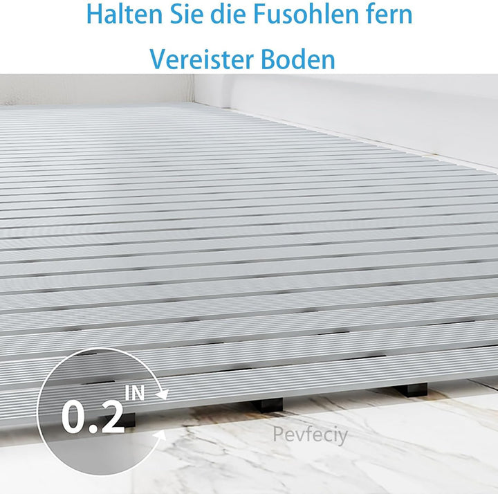 Pevfeciy Duscheinlage rutschfest Grosse Antirutschmatte dusche Moderne Gestreifte Duschmatte Mit Hak