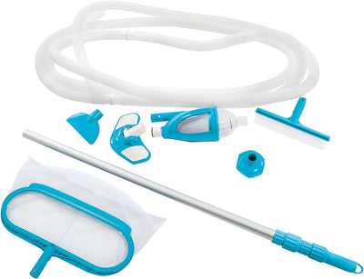 Intex Deluxe Pool Maintenance Kit - Poolzubehör - Pool Reinigungsset - 5-teilig, Mehrfarbig 5-teilig