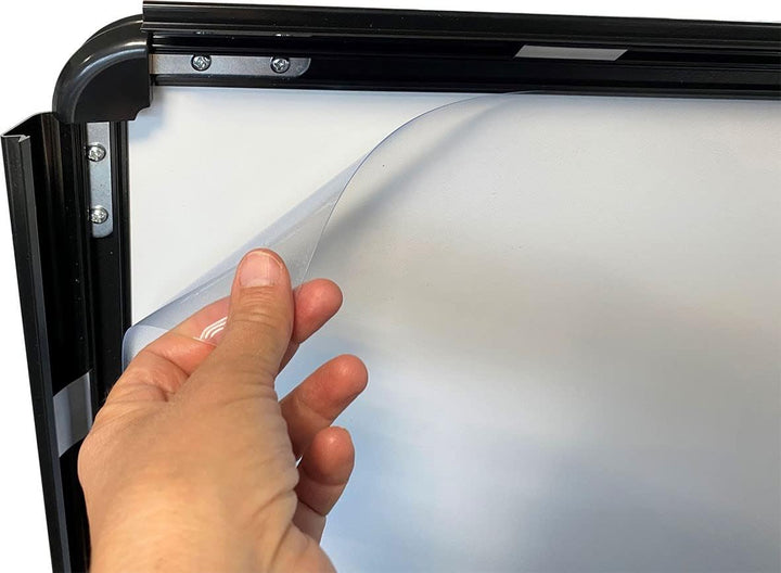 Kundenstopper Keitum Wind Line DIN A1 schwarz | beidseitig für 2 Plakate | stabiler Fuss für sichere
