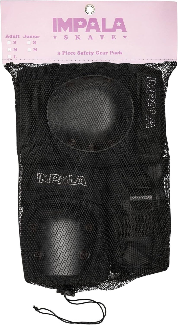 Impala Skate – Schutzausrüstung für Rollerskate und Skateboard XL Schwarz, XL Schwarz