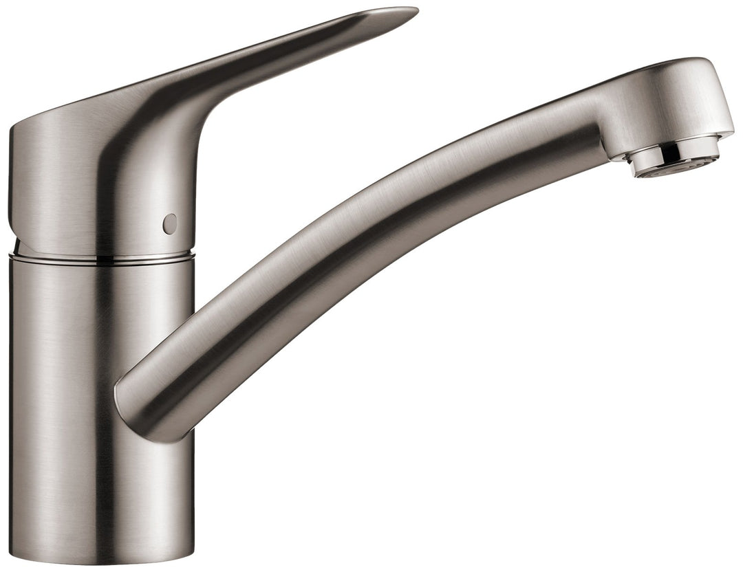 Hansgrohe 13860000 MySport S Spültischarmatur, für Küchenspülen, mit 360 ° schwenkbarem Auslauf, gra