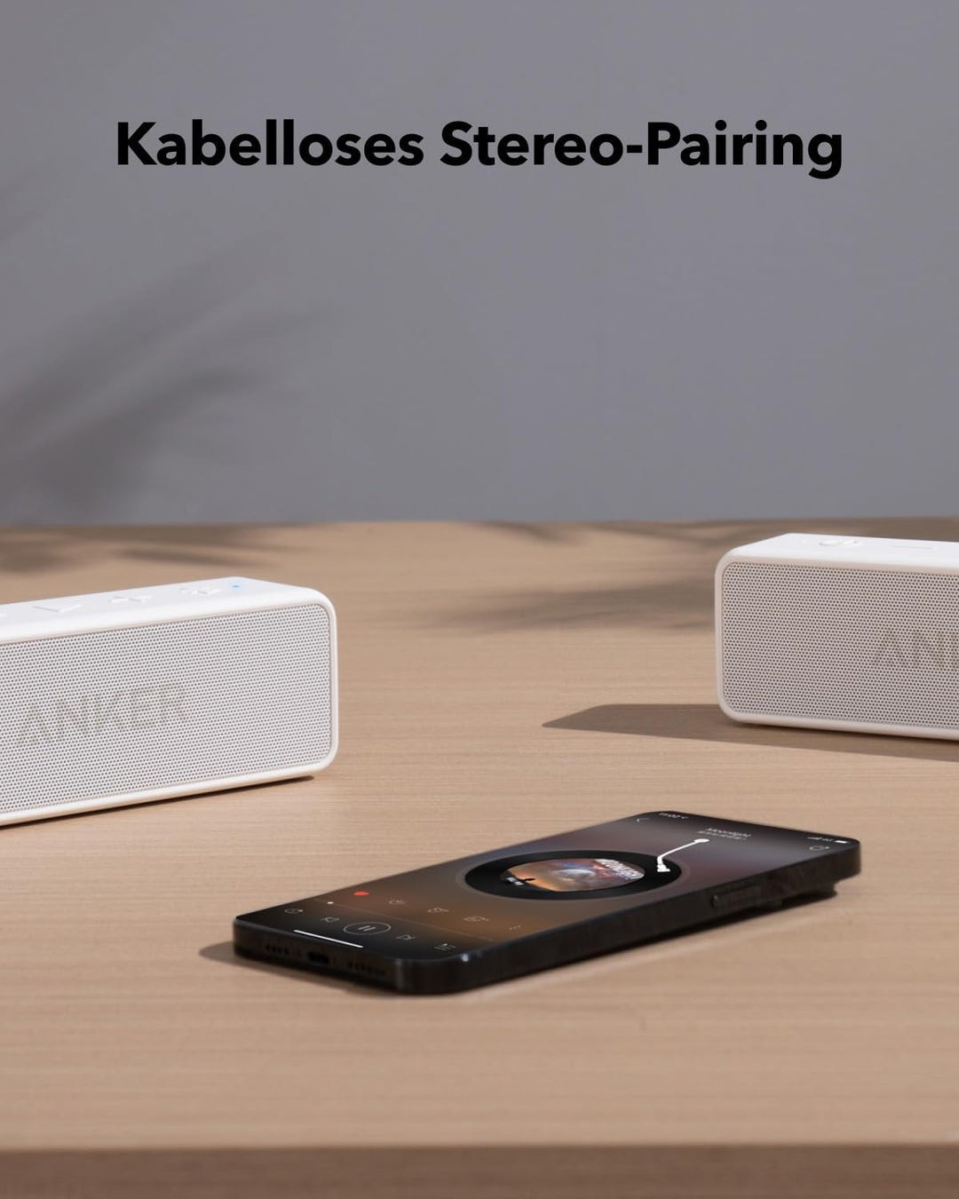 Anker SoundCore 2 Bluetooth Lautsprecher, Fantastischer Sound, Enormer Bass mit Dualen Bass-Treibern
