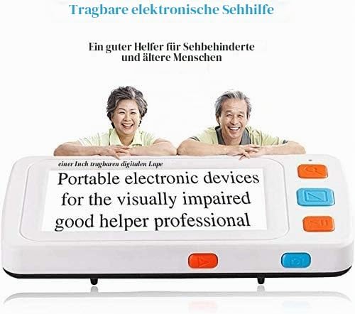 Elektronisches Lesen Lupe mit 4.3 Zoll LCD-Bildschirm - Bietet 4x-32x Textvergrösserung zur Besseren