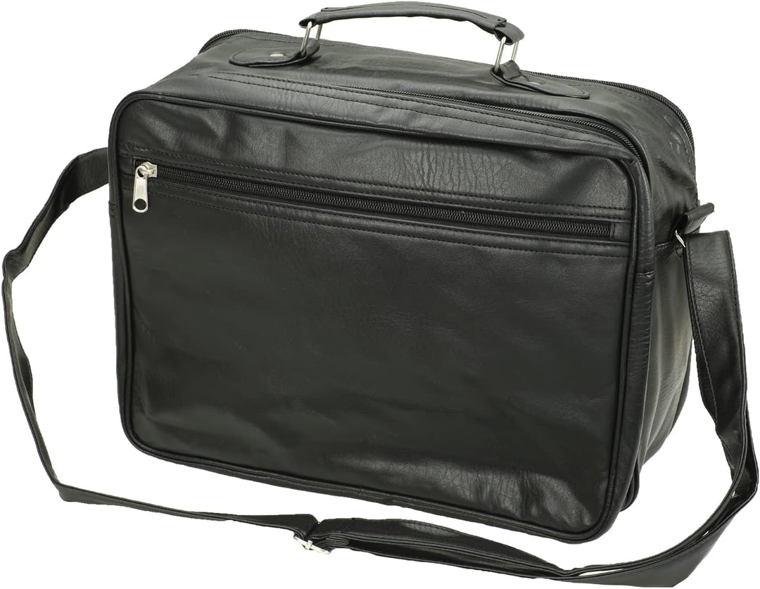 Echt Leder Herren Arbeitstasche Umhängetasche Herrentasche Schultertasche Messenger Flugbegleiter in