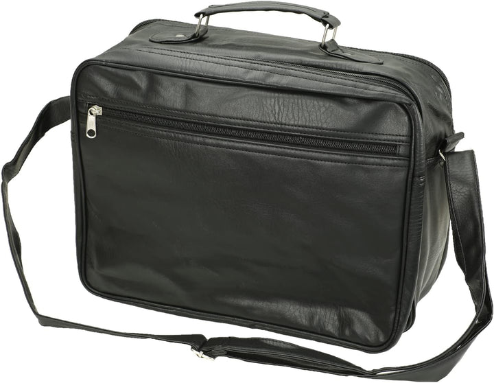 Echt Leder Herren Arbeitstasche Umhängetasche Herrentasche Schultertasche Messenger Flugbegleiter in