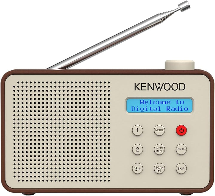 Kenwood CR-M25DAB-T - Tragbares DAB+ Radio mit Bluetooth, Automatic Safety Alert (ASA), Li-Ion Akku