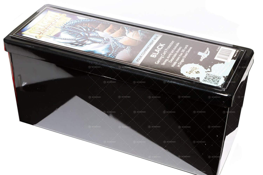 Dragon Shield - 4 Compartment Storage Box - Black