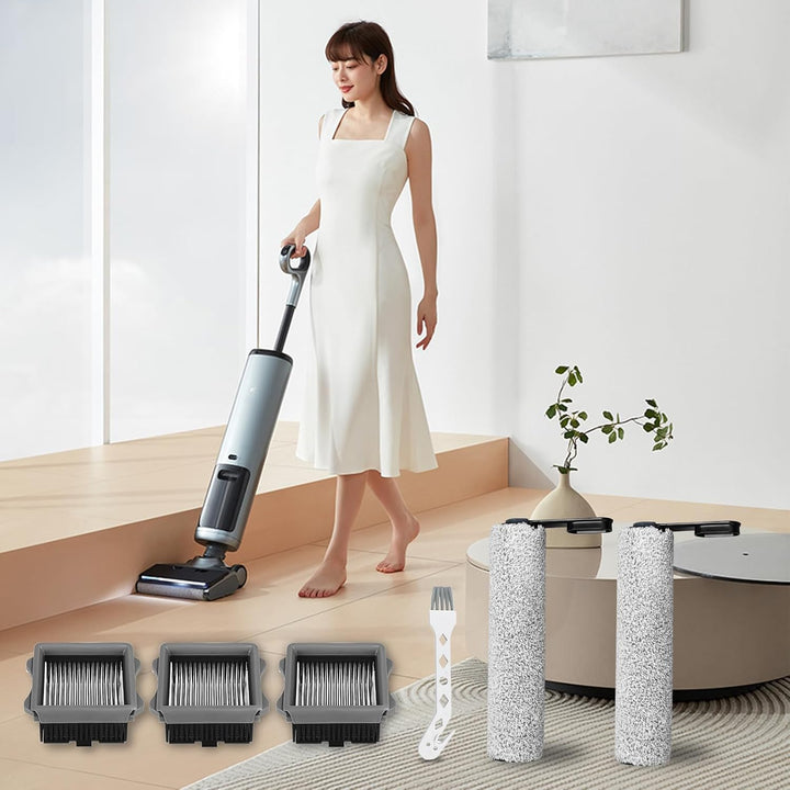Zubehörset für Tineco Floor One S5/S5 Pro Nass-Trocken Ersatzteile, Bürstenrolle und Filter Ersatzte
