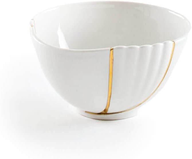 Seletti Kintsugi-N'3" Fruit Bowl In Porcelain Ø cm.11,5 H.6