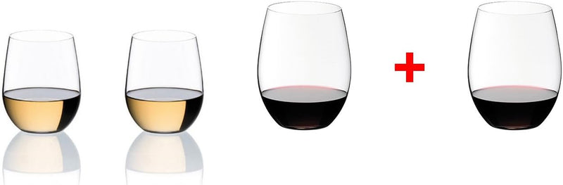 Riedel O Longdrinkgläser, 2er-Set Cabernet/Merlot & Viognier/Chardonnay Set of 4 farblos