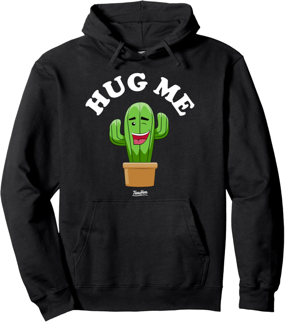 Hug Me Cactus Pullover Hoodie