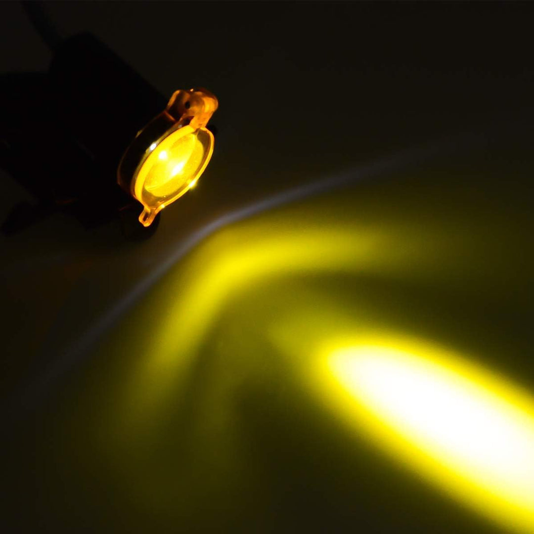BONEW 3,5 x Fernglas-Lupen + 3 W LED-Scheinwerfer mit Filter + Aluminiumbox blau