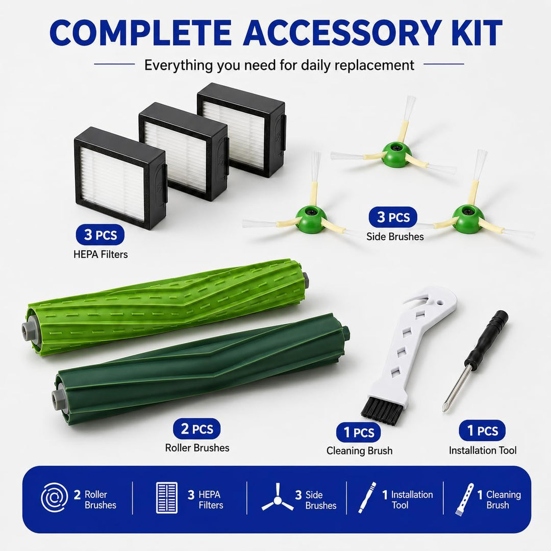 Ersatzteile für iRobot E, I &amp; J Serie, Zubehör für Roomba i8 i7 i6, Combo i5, i4, i3, i2, i1, j8, j6