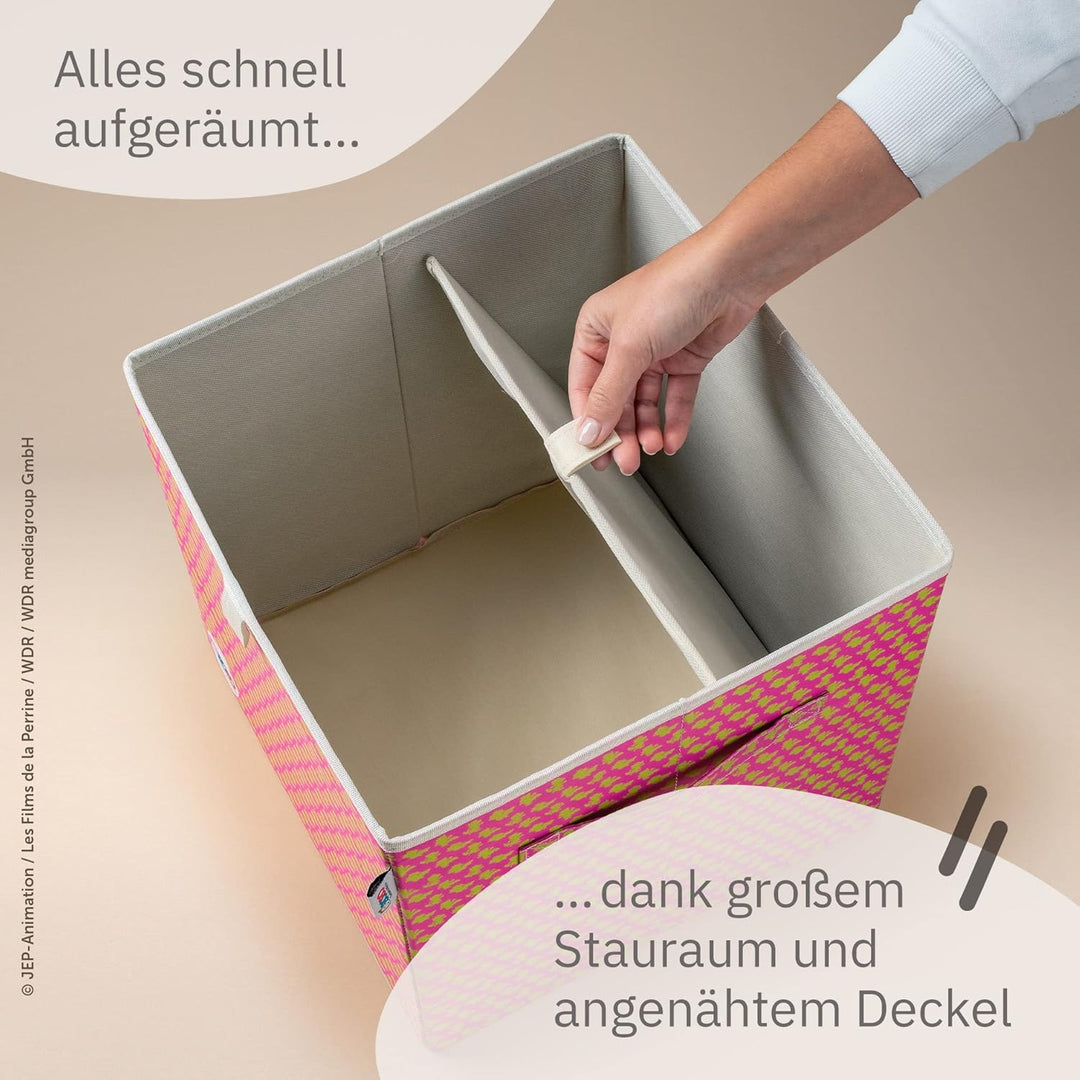 meets Bobo Siebenschläfer Aufbewahrungsbox mit Streuprint für Kinder – Box mit dem beliebten Siebens
