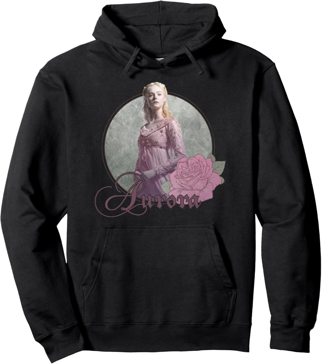 Disney Maleficent Mistress Of Evil Aurora Rose Frame Pullover Hoodie