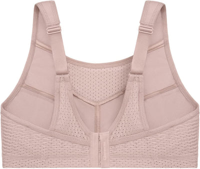 Glamorise Damen Hochleistungs Bustier Sport-BH 115D Roségold, 115D Roségold