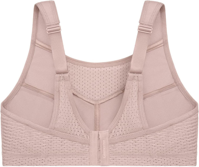 Glamorise Damen Hochleistungs Bustier Sport-BH 75D Roségold, 75D Roségold