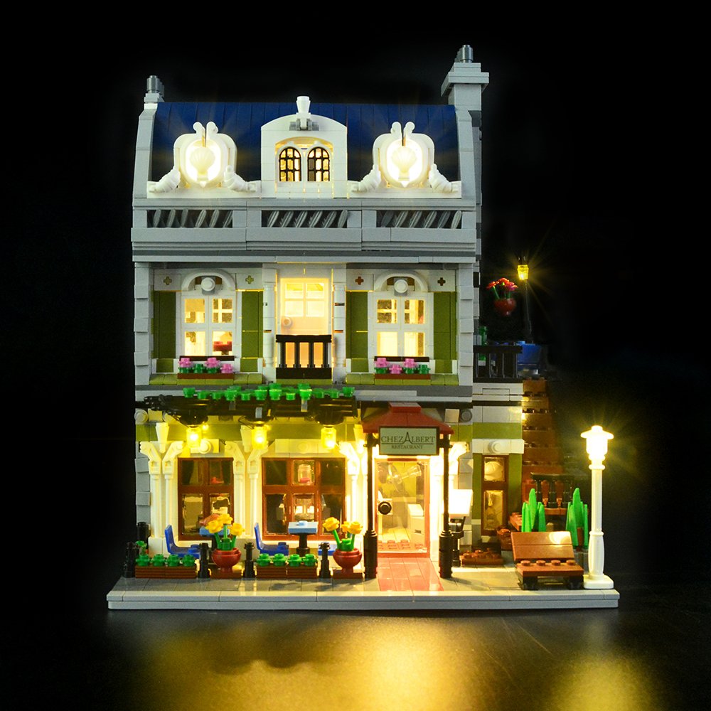 LIGHTAILING Licht-Set Für (Creator Pariser Restaurant) Modell - LED Licht-Set Kompatibel Mit Lego 10