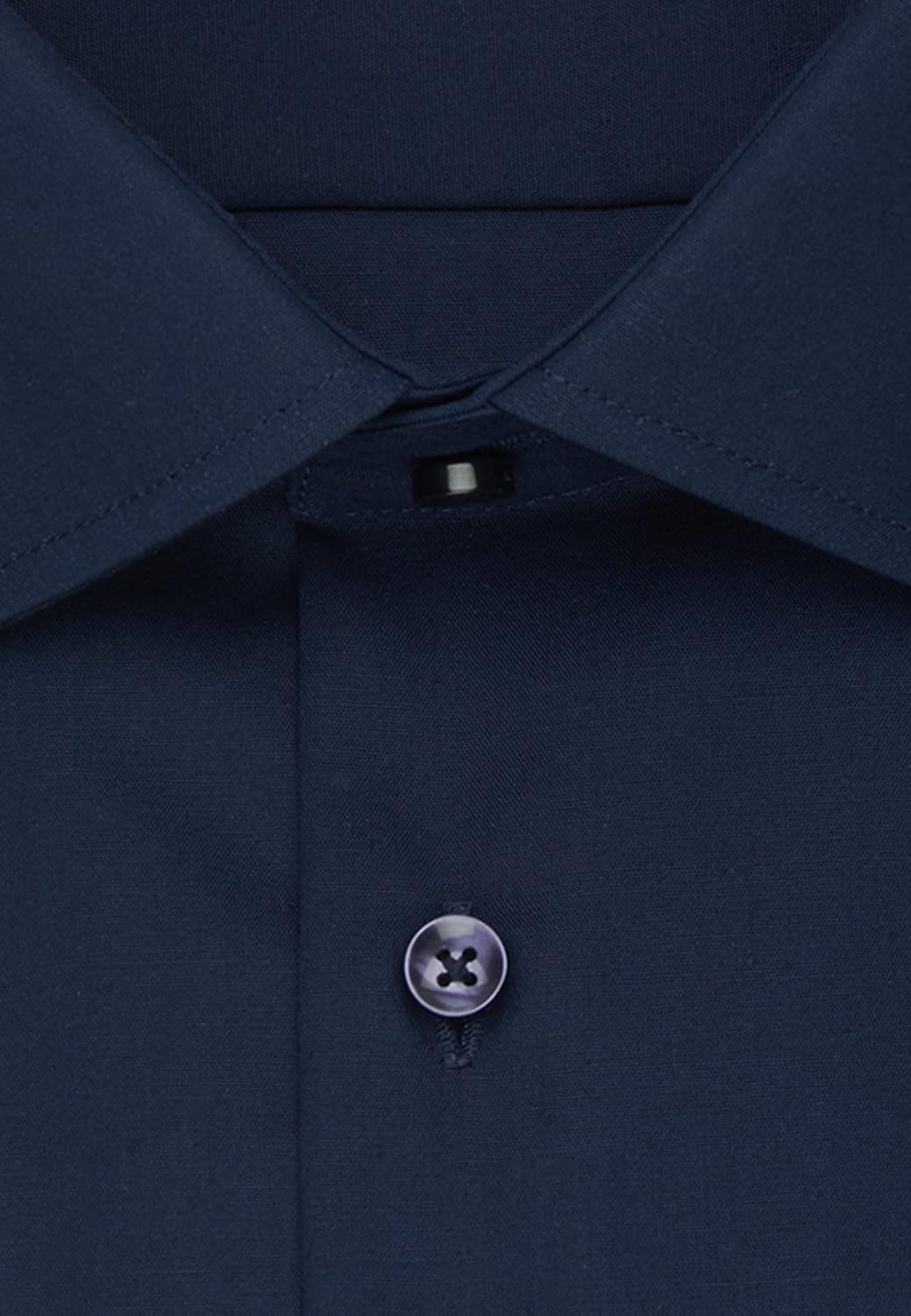 Seidensticker Herren Men Shaped Shortsleeve Cotton Businesshemd 36 Dunkelblau(021001), 36 Dunkelblau