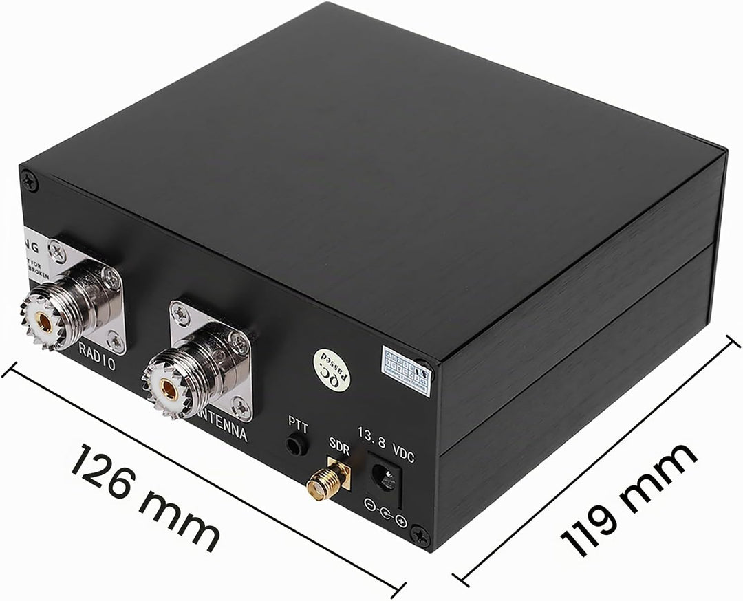 LiebeWH Conmutador TR SDR Transceptor Compartidor de Antena 100W DC-160MHz Carcasa Aleación Aluminio