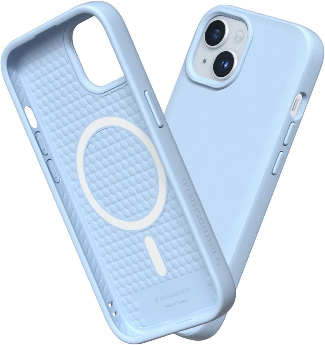 RhinoShield Case kompatibel mit [iPhone 15 Plus] | SolidSuit - MagSafe-kompatibel -Stossdämpfende &