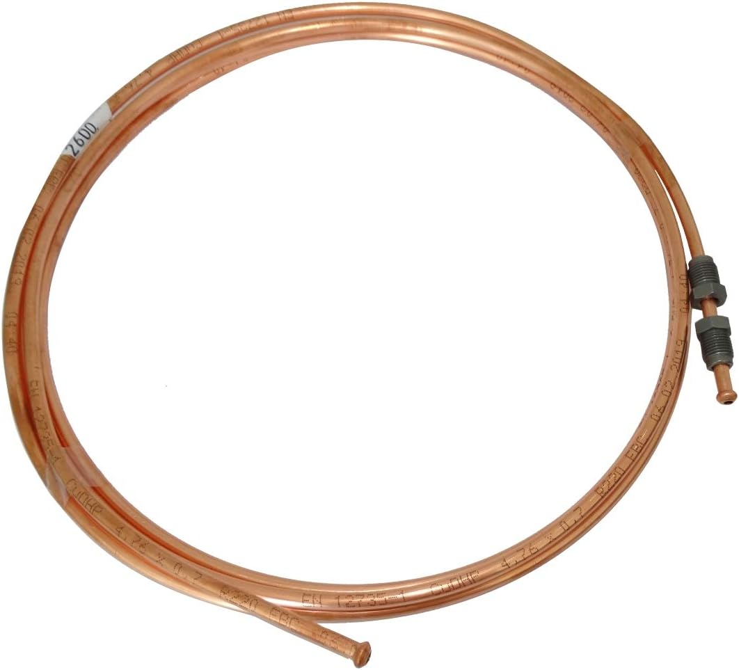 AERZETIX - C42597 - Bremsleitung - Schlauch - aus Kupfer - 260cm Ø4.76mm - mit Anschlüssen - M10x1/M