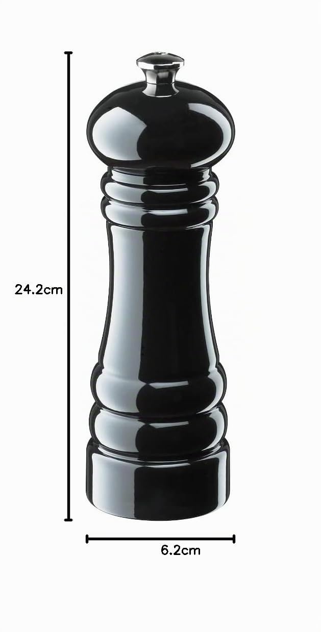 Zassenhaus Mühlenset BERLIN Buchenholz | Geschenkset | Schwarz &amp; Weiss | mit stufenlos verstellbarem