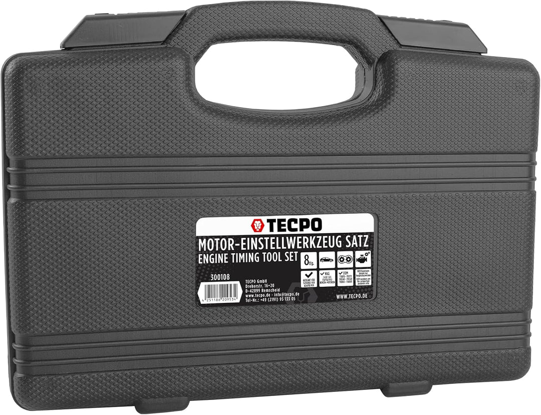 TECPO Motor Einstellwerkzeug Satz Steuerkette Wechsel kompatibel mit VAG AUDI VW 1.2 1.4 1.6 TSI FSI