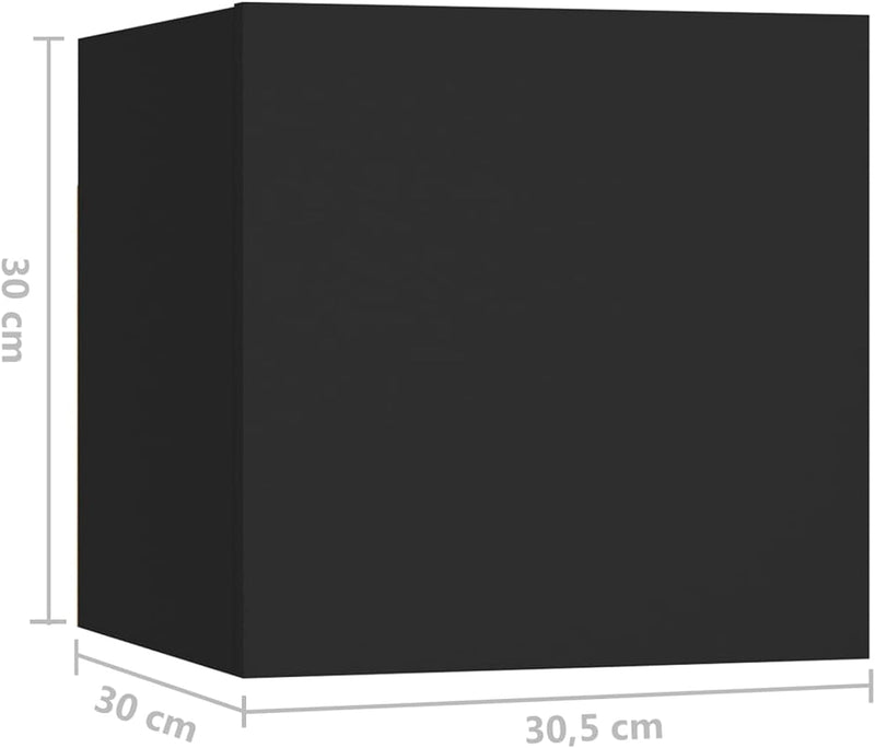 Susany TV Wandschrank Wohnwand Anbauwand Schrankwand HiFi Schrank Hängeschrank Fernsehwand Fernsehsc