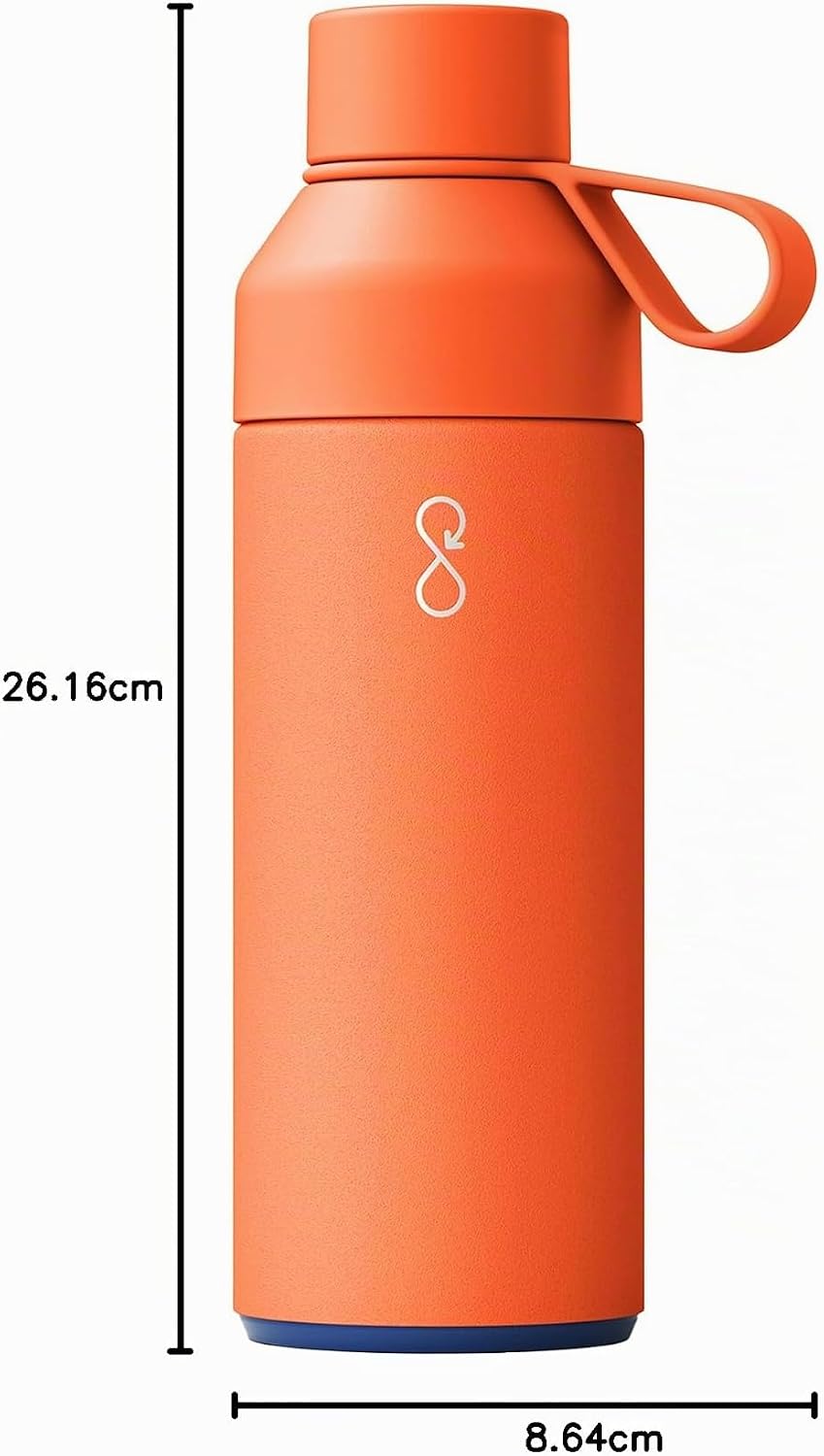 Ocean Bottle - Wiederverwendbare Wasserflasche aus recyceltem Edelstahl - umweltfreundlich & wiederv