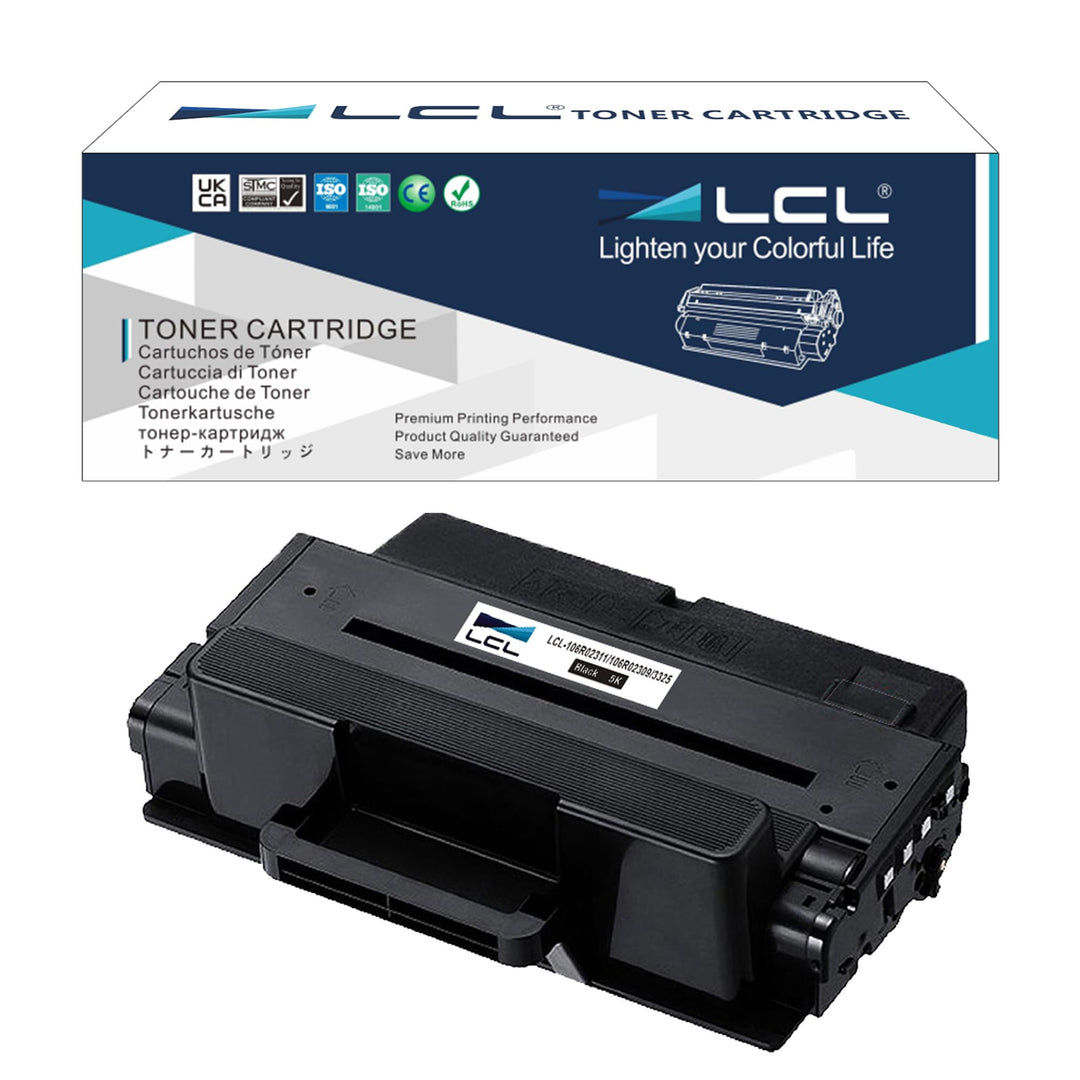 LCL Kompatibel Tonerkartusche 106R02311 106R02309 5000 Pages 3315 3325 (1 Schwarz) Ersatz für Xerox