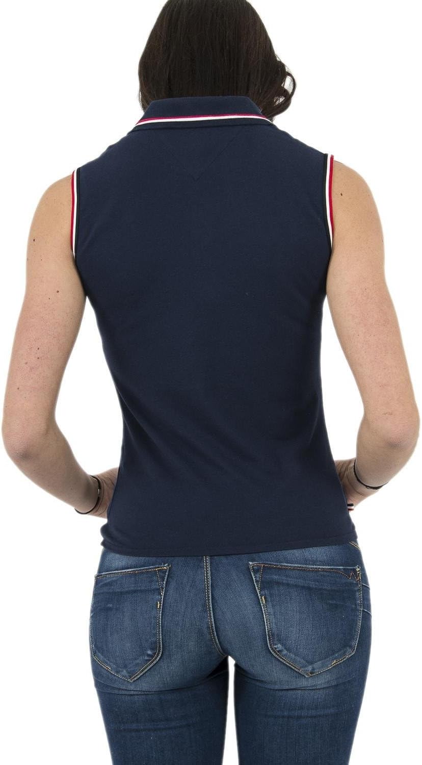 Tommy Jeans Badge W Polo Black Iris