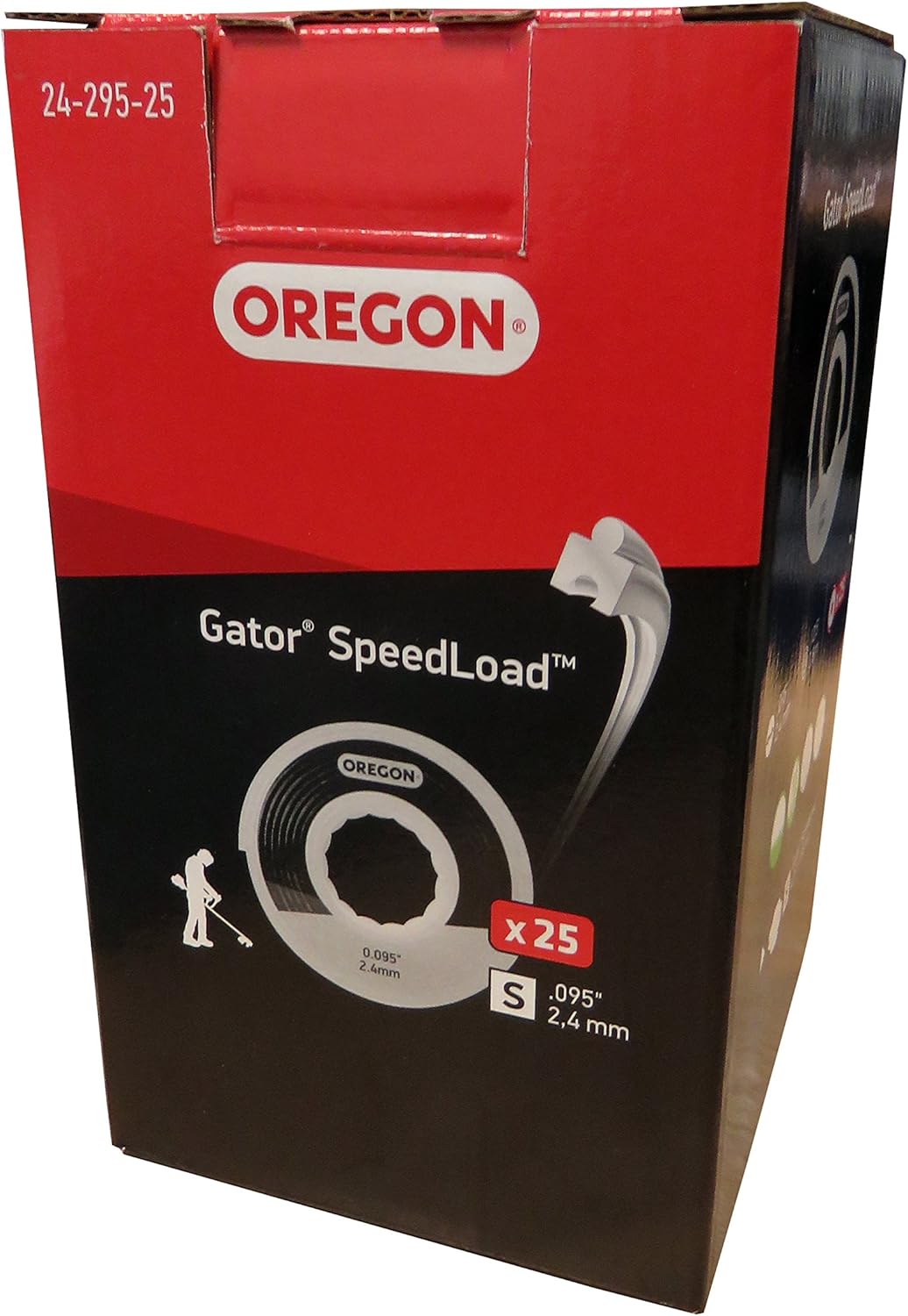 Oregon 24-295-25 Gator SpeedLoad Mähfaden, 2,4 mm, 25er-Pack, SM 2,4mm, 2,4mm