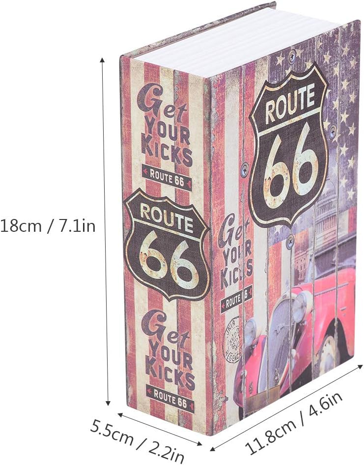 Buchsafe Buchtresor mit Kombinationsschloss, Tragbare Geldkassette Wertsachen Versteck Mini Kreative