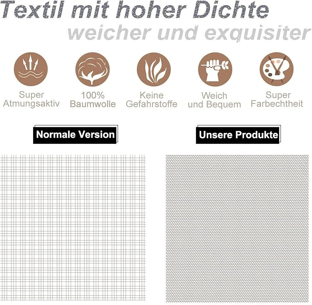 KEAYOO Bettwäsche 135x200 Grau Weiss Wendebettwäsche Pusteblume Muster 100% Baumwolle für Winter bis