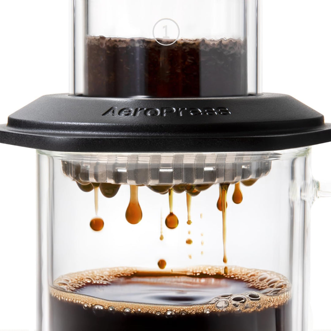 AeroPress Premium koffiepers – glas, roestvrij staal &amp; aluminium alles-in-één French Press, handmati