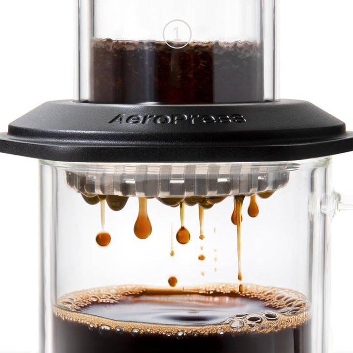 AeroPress Premium koffiepers – glas, roestvrij staal &amp; aluminium alles-in-één French Press, handmati