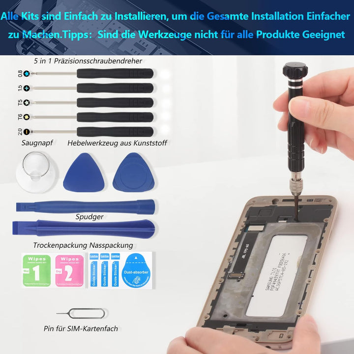 RongZy Display für Xiaomi Redmi Note 7 / Note 7 Pro LCD Bildschirmersatz Digitizer Touchscreen für X