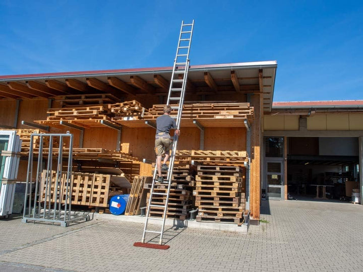 Leitermatte Leitersicherung ROT Antirutschmatte Stoppermatte Standfuss Leiter Bodenschoner 75 x 25 x