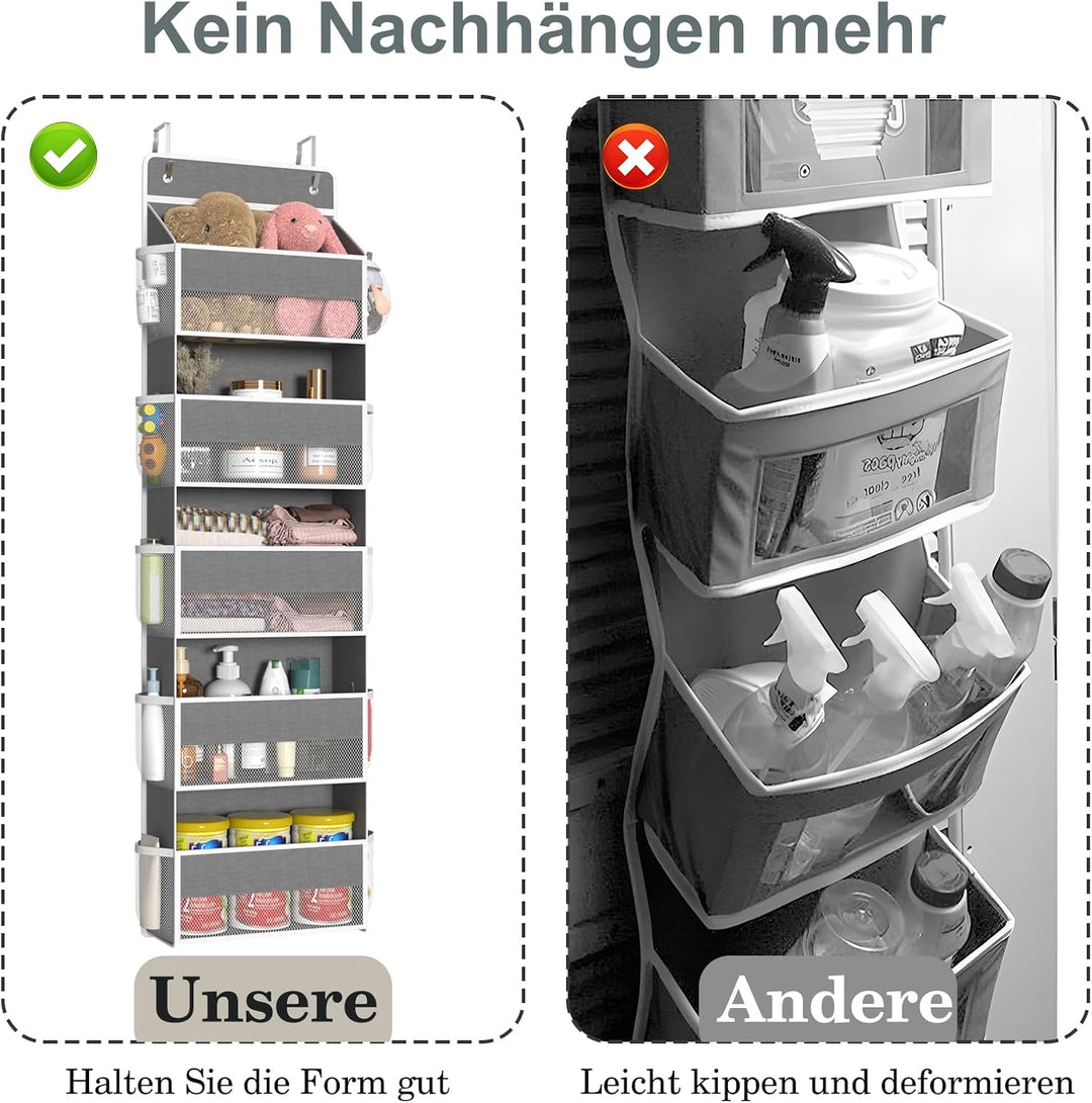 FCHERP Hängeorganizer Mit 5 Fächern,Tür Organizer Hängend,Hängeaufbewahrung,Regal Organizer bei Gros