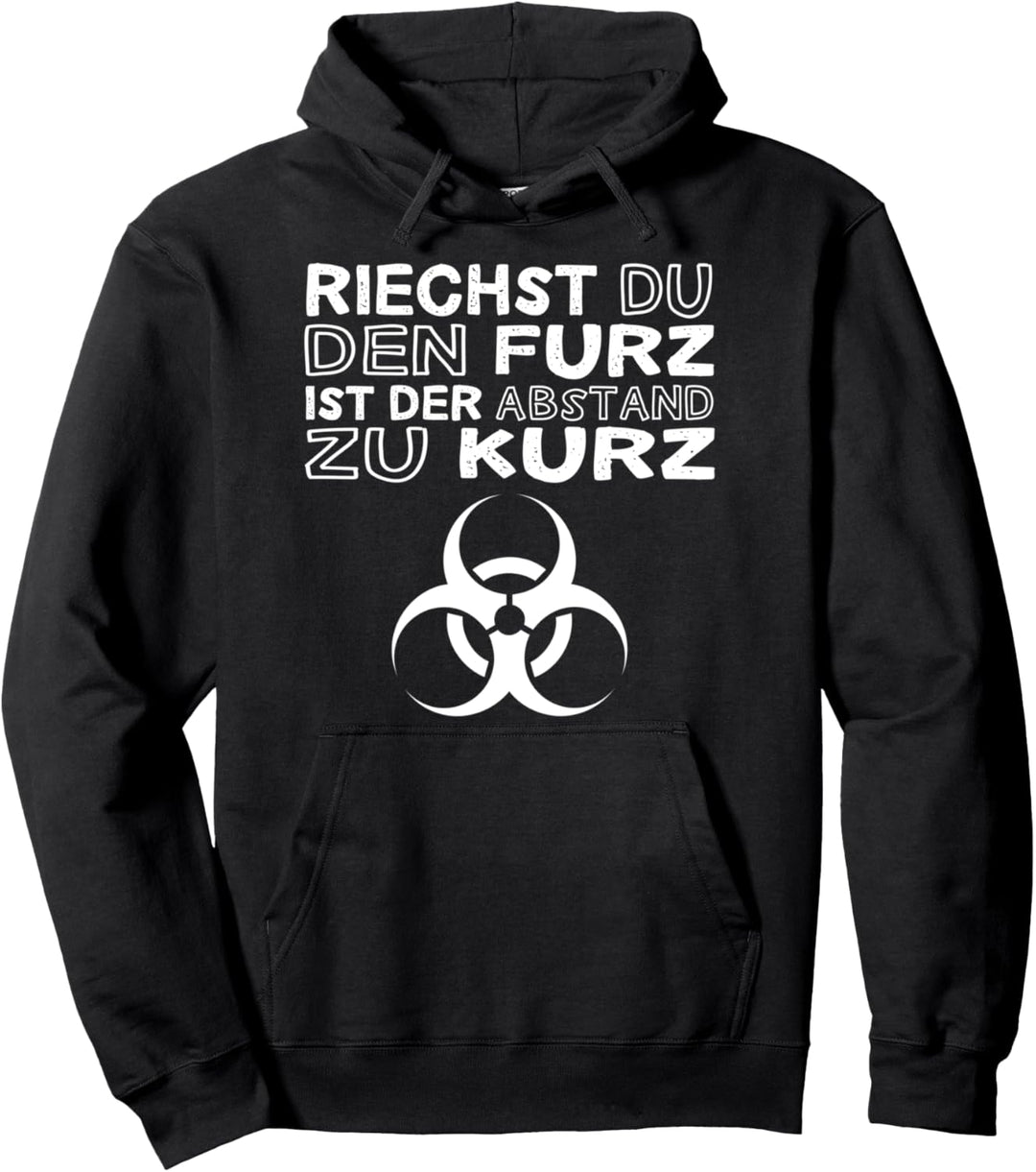 Social Distancing lustiger Spruch funny Furz Biohazard Fun Pullover Hoodie