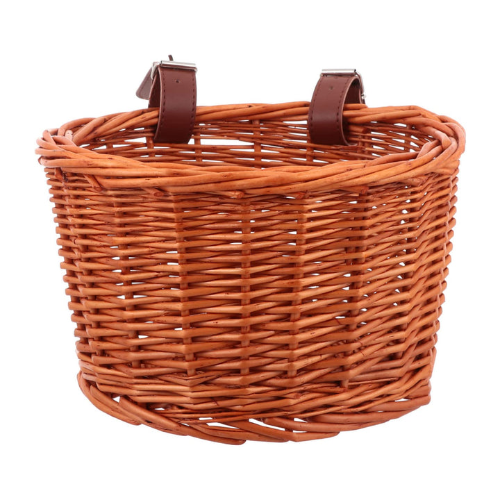 Rattan-fahrradkorb Vorderradgepäckträger Abnehmbar Zur Aufbewahrung