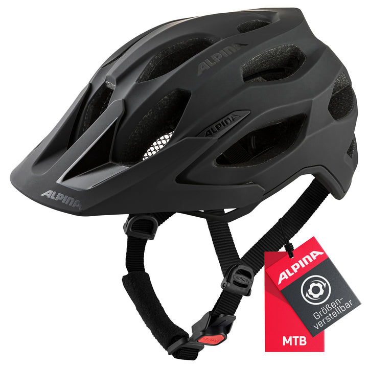 Alpina Black Matt 52-57 cm, Black Matt 52-57 cm