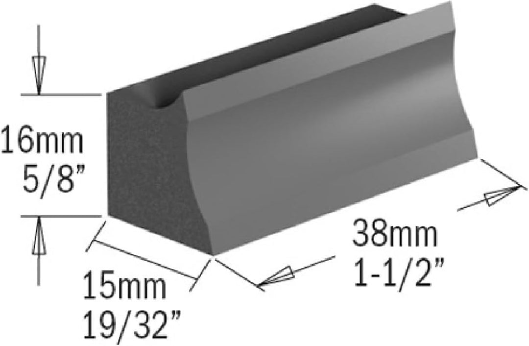 TESTA PORTACOLTELLI S/LIMIT.D = 100 X 40 X 35 (ALL)